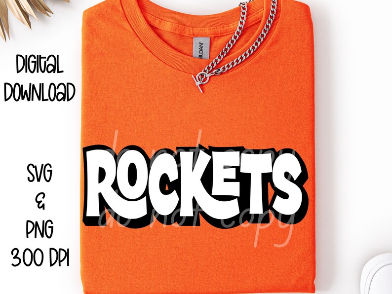 Rockets SVG, Rockets PNG, Mascot Shirt Design, Team Spirit Png, Rockets ...