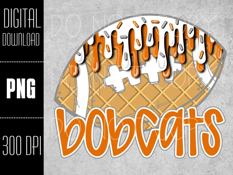 Bobcats PNG, Bobcats Football PNG, Bobcats Digital Download, Football ...