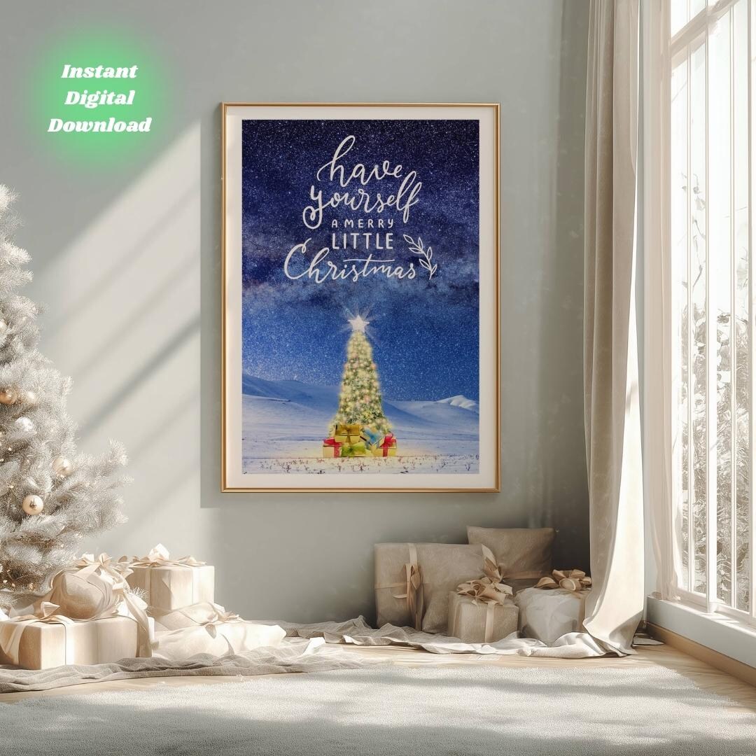 Have Yourself A Merry Little Christmas Vintage Christmas Printable ...