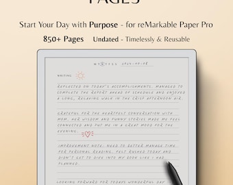 Könnte beinhalten: Nahaufnahme eines digitalen Notizblocks mit weißem Hintergrund und schwarzem Rand. Der Notizblock zeigt eine handgeschriebene Seite mit dem Text "The Morning Pages" oben. Die Seite ist mit handgeschriebenen Notizen und einer kleinen Herzzeichnung gefüllt.