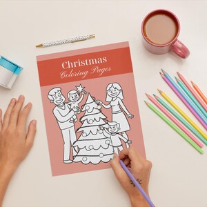 Klassisches Weihnachtsmalbuch | Spaßige Ausmalseiten für Kinder & Erwachsene | Festliche Weihnachtsaktivität
