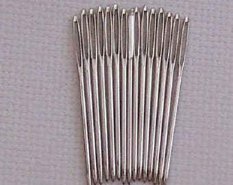 Tapestry Needles ,Size 16 Sewing  Needles, Nickel Plated Embroidery Needles, Blunt Ended, knitters or crochet sewing needle