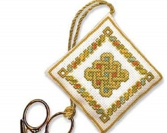 Celtic Knot Scissor Keep counted cross stitch kit from Textile Heritage