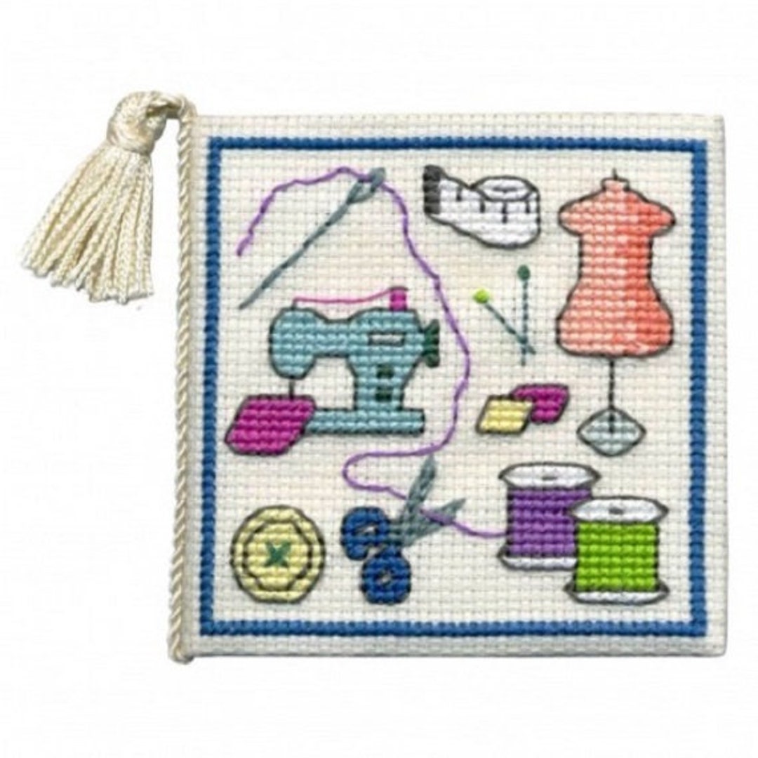 SEWING Needle Case Counted Cross Stitch Kit From Textile Heritage, Needlework Kit, Cross Stitch