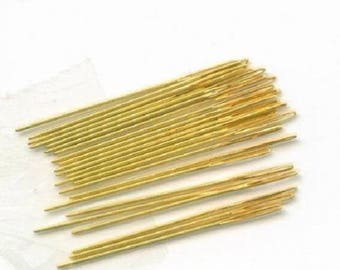 Cross Stitch Gold Plated Needles , Size 28 Embroidery Needles ,Blunt Ended Sewing Needles, Gold Plated