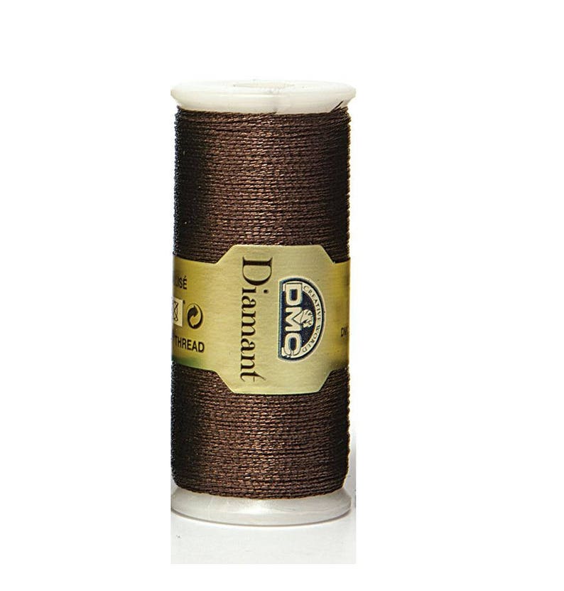 DMC Diamant Metallic Embroidery Thread- 1 spool- 3 colours metallic thread green bronze thread embroidery thread sewing thread pink