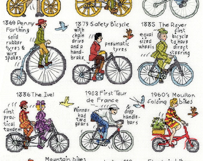 Bothy Threads Fashion Through the Decades Counted Cross Stitch Kit