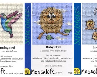 MOUSELOFT STITCHLETS Cross Stitch Kit ~ GEORGE'S Pull ~ NOËL ~ NOUVEAU MOUSELOFT STITCHLETS Cross Stitch Kit ~ GEORGE'S Pull ~ NOËL ~ NOUVEAU