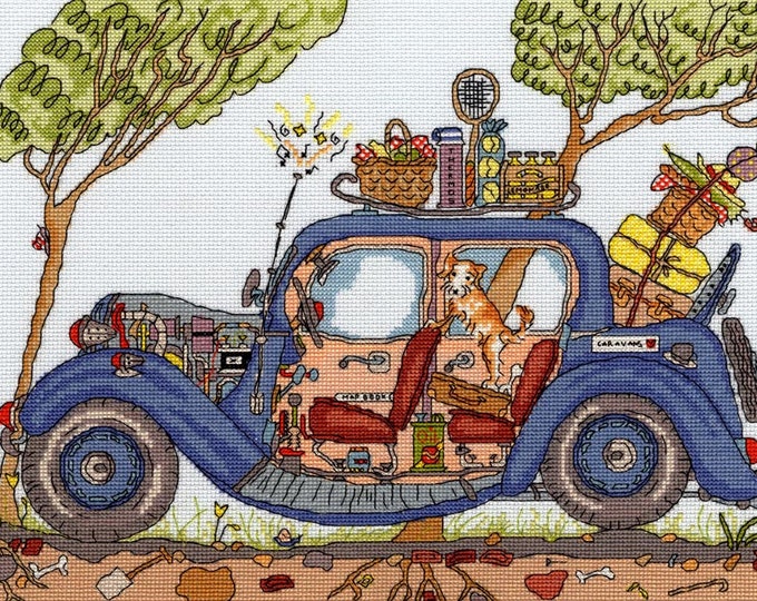 Bothy Threads Fashion Through the Decades Counted Cross Stitch Kit