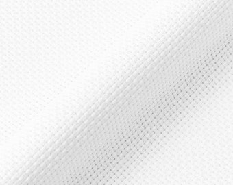 DMC Aida 16 count BLANC (white) Aida  Fabric for cross stitch, assorted sizes ,  needlework aida