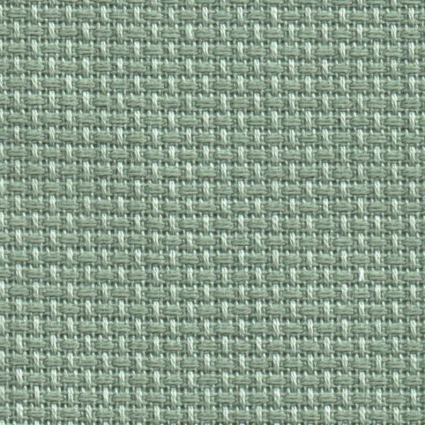 Aida, 18 count Celadon Green Aida from Zweigart , cross stitch fabric,pale green aida, Zweigart aida , col no 611, assorted sizes