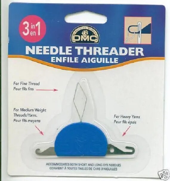 DMC 3 in 1 Needle Threader , suitable for all yarn types, threader 