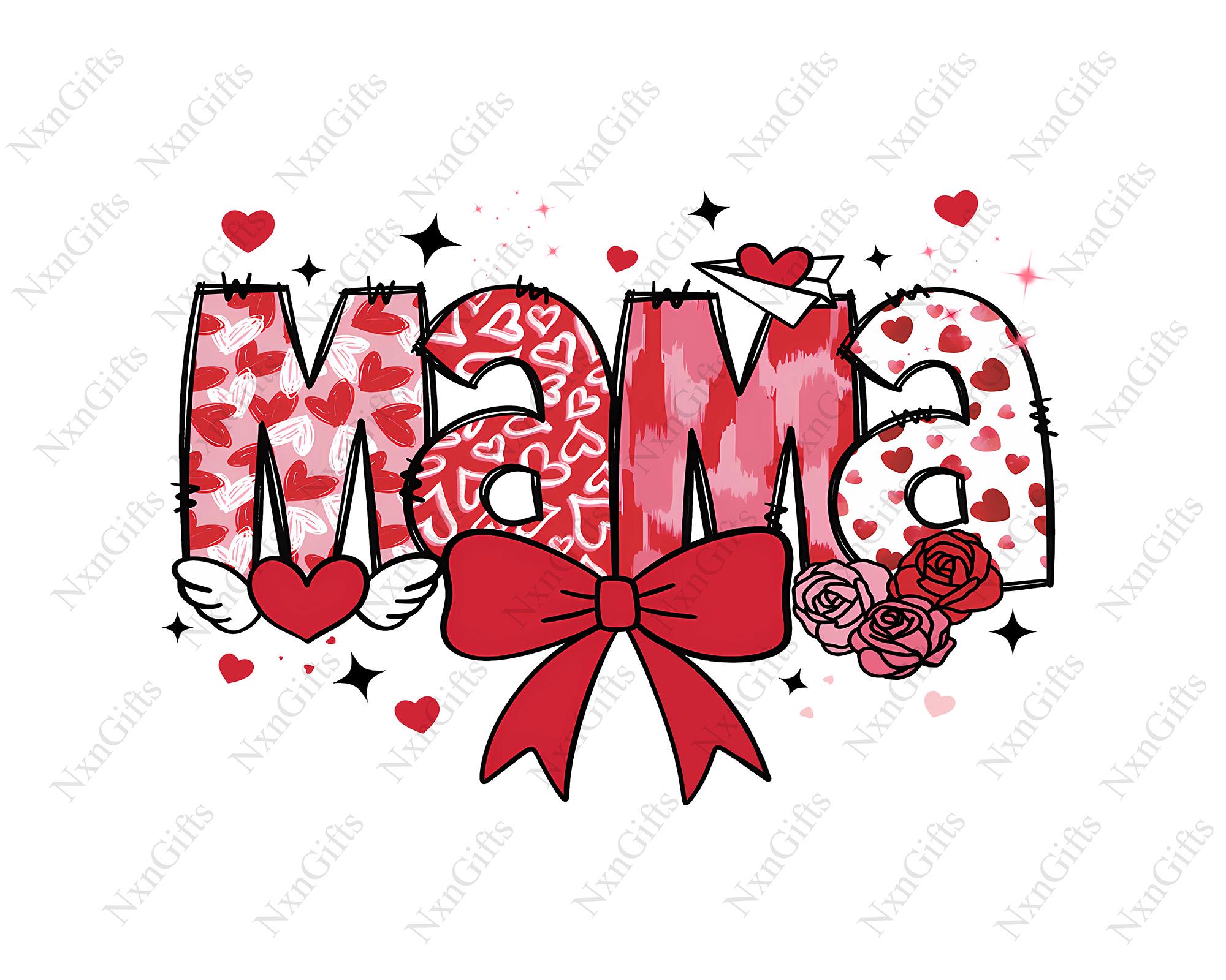 Mother's Day PNG, Bow Coquette Mama PNG, Floral Mama PNG, Cute Mama Png ...