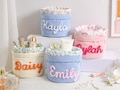 Personalized Bridesmaid Makeup Bag,Large Capacity Makeup Bag,Cosmetic Organizer,Toiletry Bag for Women,Foldable Makeup Bag,Bridesmaid Gifts product logo