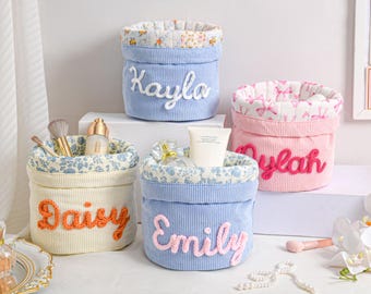 パーソナライズされたブライズメイドメイクアップバッグ、大容量メイクアップバッグ、コスメオーガナイザー、女性用トイレタリーバッグ、折りたたみ式メイクアップバッグ、ブライズメイドギフト