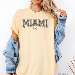 Miami Florida Shirt, Summer Vibes T-Shirt, Summer Florida Shirt, Vintage Summer Tee, Retro Summer Beach Shirt, Miami Beach Shirt