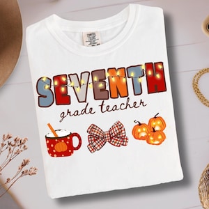 Camiseta de séptimo grado, camiseta de maestro de séptimo grado, camiseta de maestro de séptimo grado, camiseta de séptimo grado, camiseta de séptimo grado, escuadrón de séptimo grado