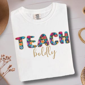 Comfort Colors Teacher Shirt, Teacher Team Shirts, School Tshirt, Teacher Gift, Teacher Shirt Gifts