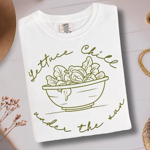 Funny Vegetable Shirt for Women | Garden Foodie Graphic Tee | Cute Summer Veggie T-Shirt | Farmer&#39;s Market Style Outfit