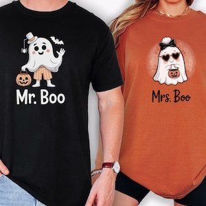 Halloween Matching Shirts, Funny Couples T-Shirts, Halloween Couples Shirts, Mom Dad Halloween, Funny Couples Halloween Shirts,Spooky Couple