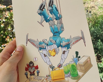 Brainstorm and Perceptor A5 Print