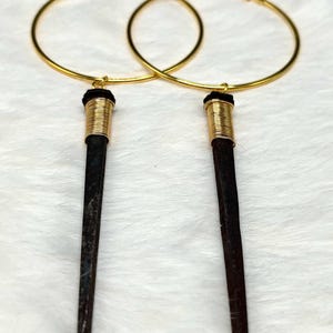 Coffin Nail Hoops