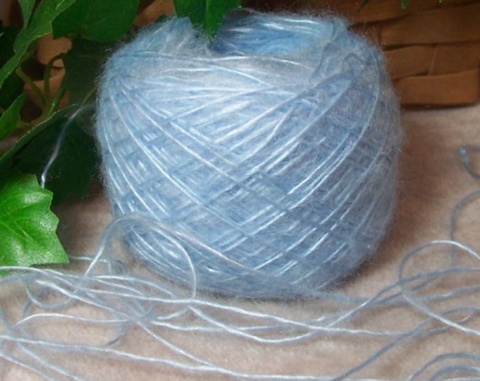 Yarn Light Blue, Baby Blue, Sky Blue, Soft Brushed Acrylic Lace Weight