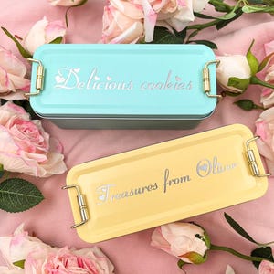 Personalized biscuit and candy metal boxes, personalized wedding jewelry gift boxes, cookie boxes, personalized gift boxes