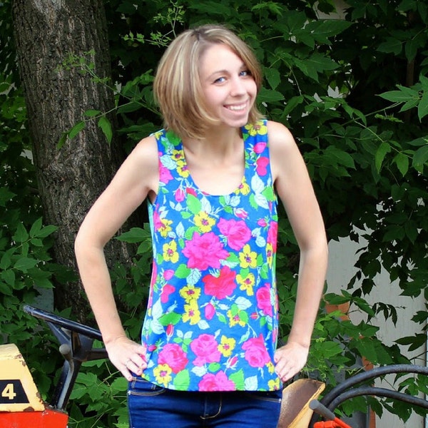 Sis Boom Tortola - adult woven Tank Top Pattern - PDF Sewing Pattern E-Book