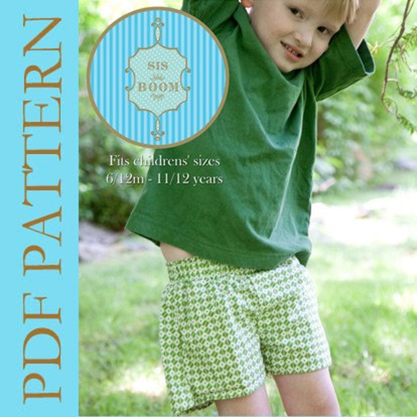 Sis Boom Baby and Toddler Boxer Shorts Pattern Louey Boxers Etsy
