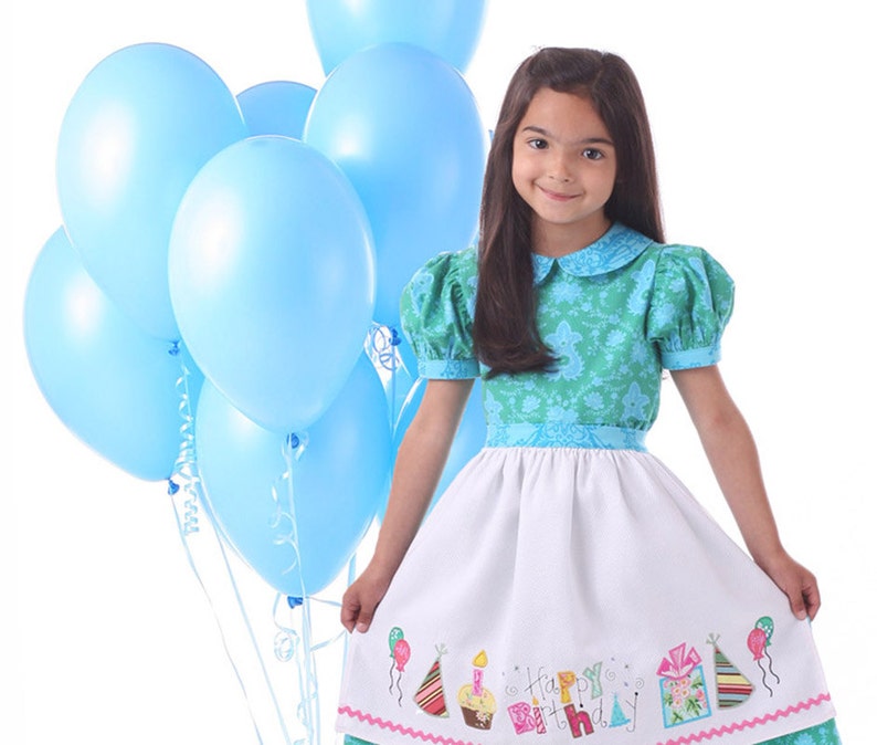 kids dress pattern Precious Dresses, Classic Bodice Style, Boutique Sewing Pattern PDF E-Book by Scientific Seamstress imagem 5