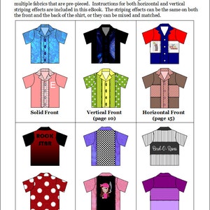 Bowling Shirt Pattern for Tweens, Teens and Adults, PDF Sewing Pattern ...