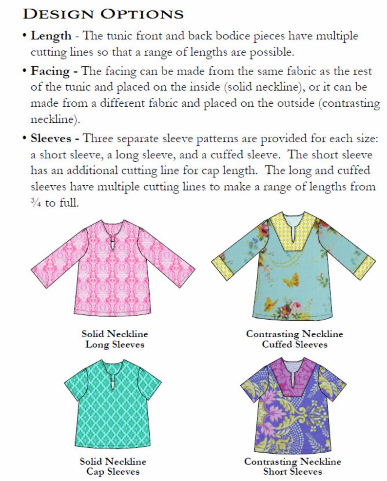 Sis Boom Sophie kids Tunic Pattern PDF Sewing Pattern E-Book with Scientific Seamstress image 6