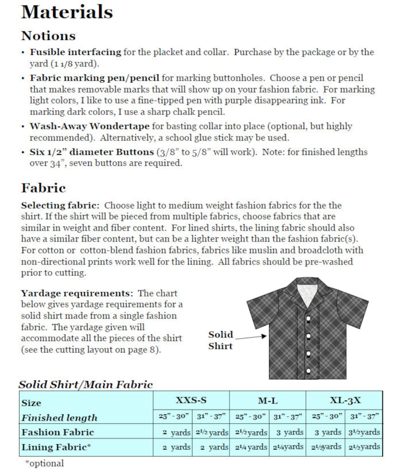 Bowling Shirt Pattern for Tweens Teens and Adults PDF Sewing Etsy