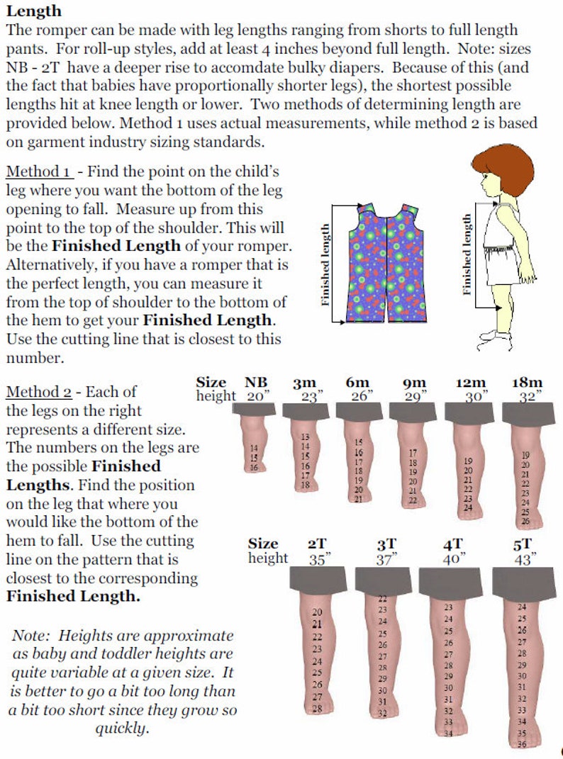 Reversible Toddler and Baby's Romper Pattern Newborn 5T, PDF Sewing Pattern by Scientific Seamstress image 7