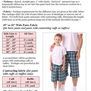 Easy-Fit adult Pants Pattern for Tweens, Teens and Adults, PDF Sewing Pattern E-Book by Scientific Seamstress image 6