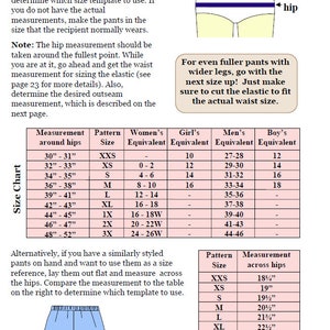 Easy-Fit adult Pants Pattern for Tweens, Teens and Adults, PDF Sewing Pattern E-Book by Scientific Seamstress image 7