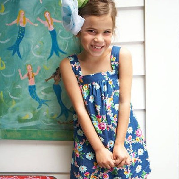 Sis Boom Bettyann - Girls Shift Dress or Top Pattern - PDF Sewing Pattern E-Book