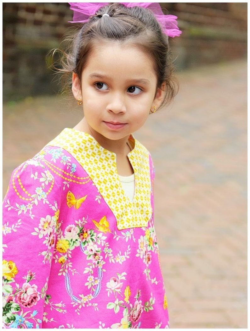 Sis Boom Sophie kids Tunic Pattern PDF Sewing Pattern E-Book with Scientific Seamstress image 1