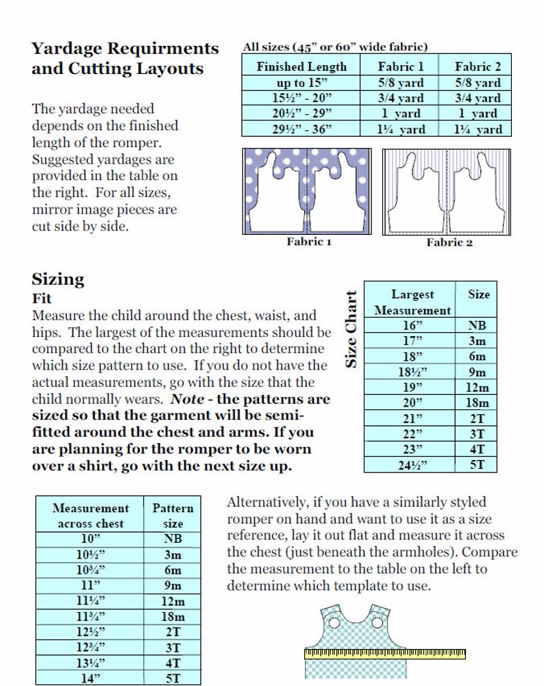Reversible Toddler and Baby's Romper Pattern Newborn 5T, PDF Sewing Pattern by Scientific Seamstress image 6