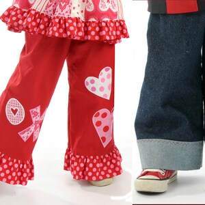 Easy-Fit Kids Pants Pattern for kids, Boutique Pattern PDF E-Book,