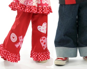 Easy-Fit Kids Pants Pattern for kids, Boutique Pattern PDF E-Book,