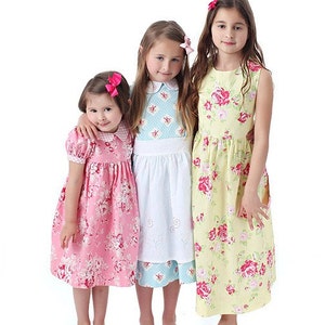 kids dress pattern Precious Dresses, Classic Bodice Style, Boutique Sewing Pattern PDF E-Book by Scientific Seamstress imagem 1