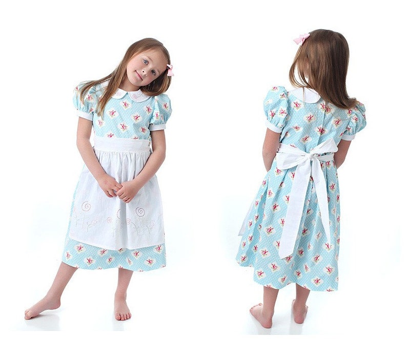 kids dress pattern Precious Dresses, Classic Bodice Style, Boutique Sewing Pattern PDF E-Book by Scientific Seamstress imagem 3