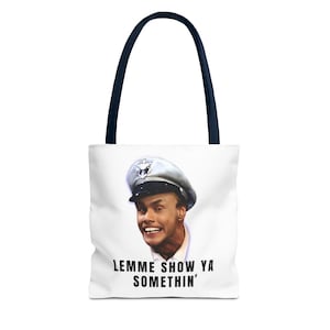 Funny Quote Tote Bag - Let Me Tell You Something, Fire Marshall Bill Bag- Gift for Friends, Casual Bag, Shopping Bag, Humor Design