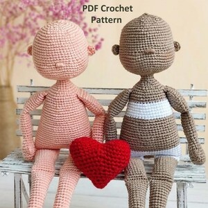 Amigurumi Crochet Doll Body Base Pattern (PDF Download)