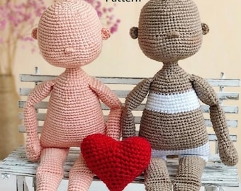 Amigurumi Crochet Doll Body Base Pattern (PDF Download)