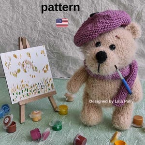 Modello di orsacchiotto lavorato a maglia / PDF per lavorare a maglia un peluche