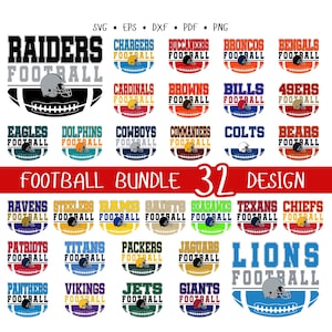 Football Bundle Svg, Football Team Svg, Football Mom Svg, Sports Svg, Football Shirt, Sublimation Designs, Png Dxf Jpg Eps