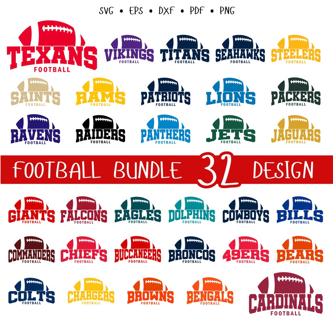 Football Bundle Svg, Football Team Svg, Football Mom Svg, Sports Svg ...